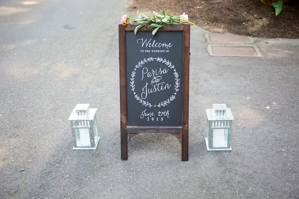 Wedding Sign - Captured by Solie Designs