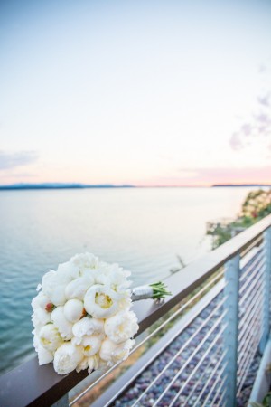 White Wedding Bouquet - Captured by Solie Designs