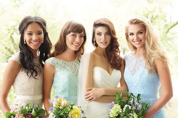 Allure Bridesmaids Lace Dresses