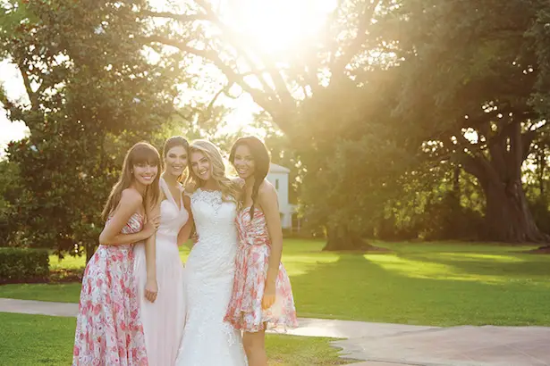 Allure Bridesmaids Floral Dresses