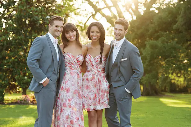 Allure Bridesmaids Floral Dresses