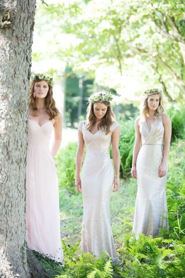 Bridesmaid Dress Trends with Bari Jay: Neutrals and Sequins