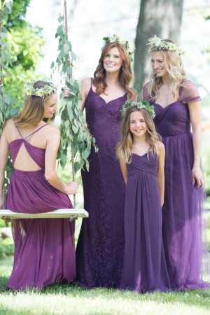 Purple Bridesmaid Dresses - Belle The Magazine