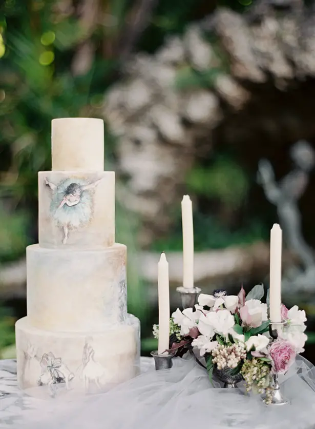 Ballet wedding cake - Melanie Gabrielle Photography