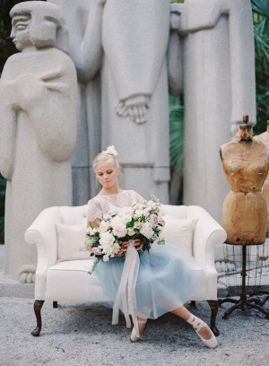 Ballet wedding dress - Melanie Gabrielle Photography