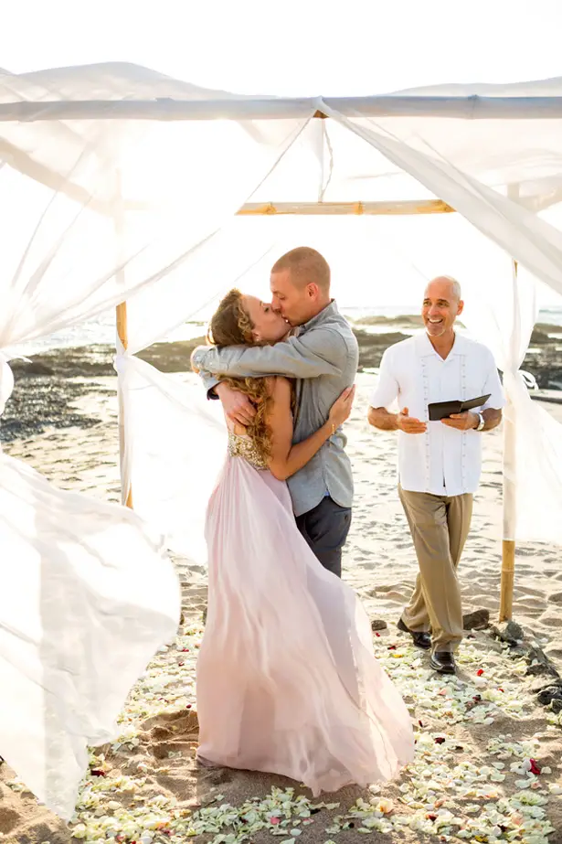 Sunset Beach Elopement - Belle The Magazine