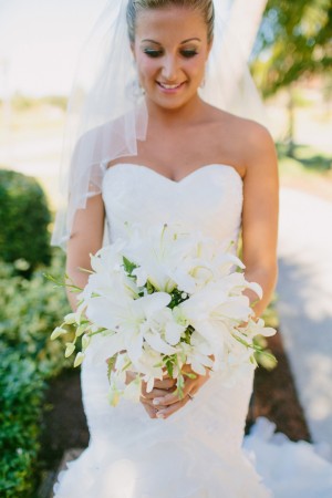 White Wedding Bouquet - Bluespark Photography