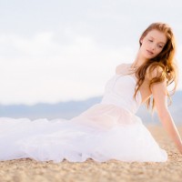 Bridal powder pink tulle skirt - Rewind Photography