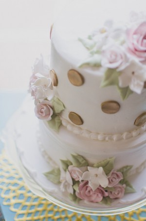 Floral wedding cake - Paper Ban Photography