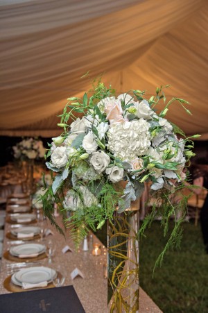 Floral wedding centerpiece - Kristen Weaver Photography