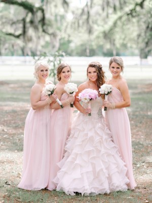 Light pink bridesmaid dress - Pasha Belman Photography