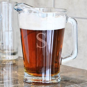 Groomsmen Gift- Personalized Glass Pitcher
