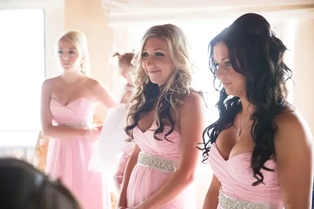 Pink bridesmaid dresses - Jeramie Lu Photography