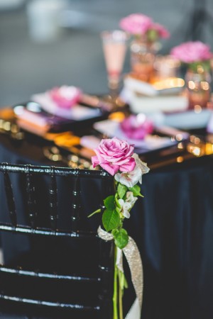 Pink wedding table details - Emily Joanne Wedding Films & Photography