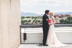 Rooftop wedding photo - Emily Joanne Wedding Films & Photography