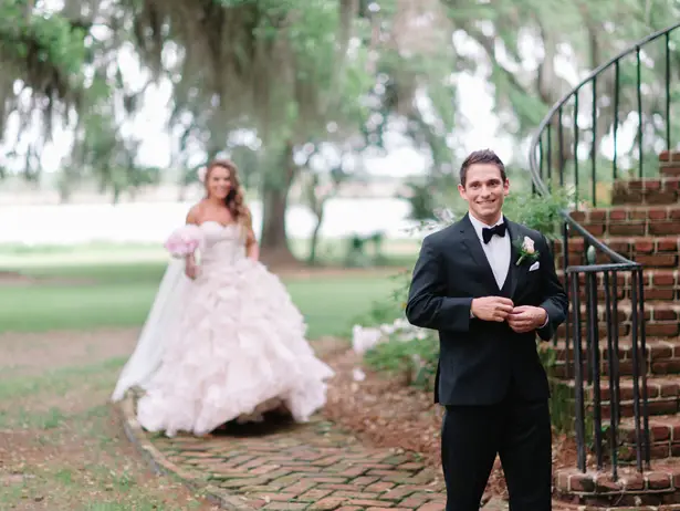 Wedding first look - Pasha Belman Photography