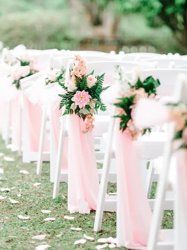 Wedding isle flower decorations - Pasha Belman Photography