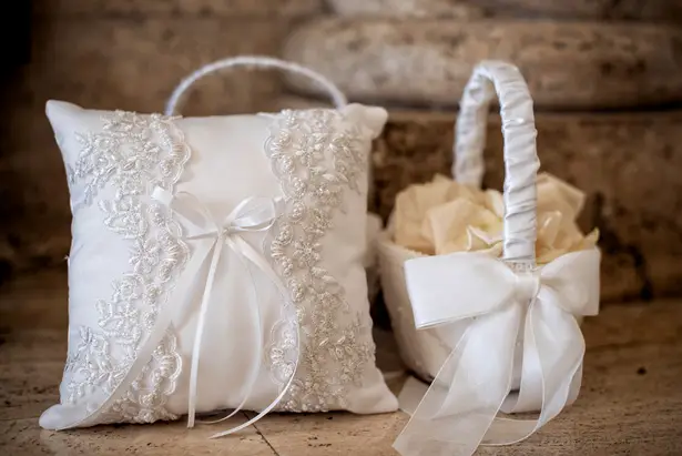 Wedding ring pillow - William Innes Photography