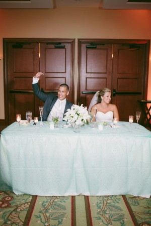Wedding sweet heart table - Bluespark Photography