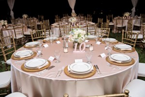Wedding table setup - Kristen Weaver Photography
