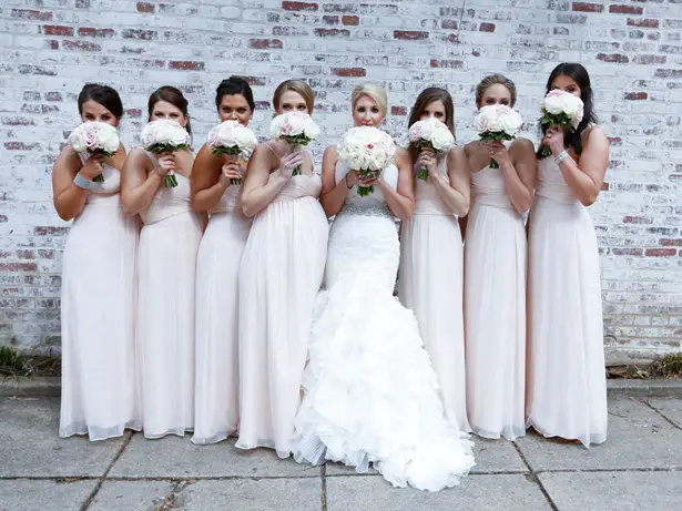 Blush bridesmaids photo ideas -Keith Cephus Photography