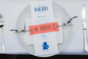 Place setting - Dan and Melissa