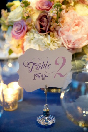 Table number - Dawn Joseph Photography
