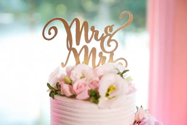 wedding cake details - Candace Jeffery Photography