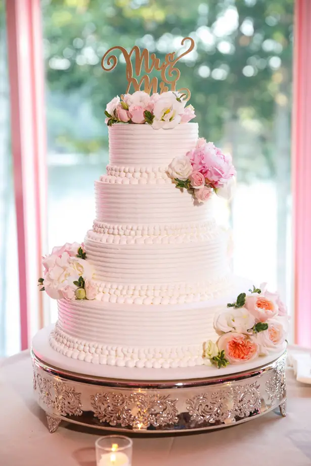 Classic wedding cake - Candace Jeffery Photography