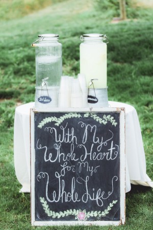 Wedding Drinking Station - Dan and Melissa