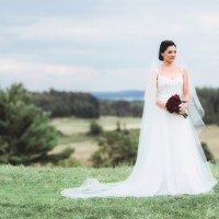 wedding dress - Dan and Melissa