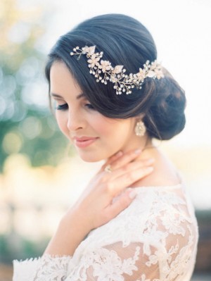 Wedding Hairstyle - Kristin La Voie Photography