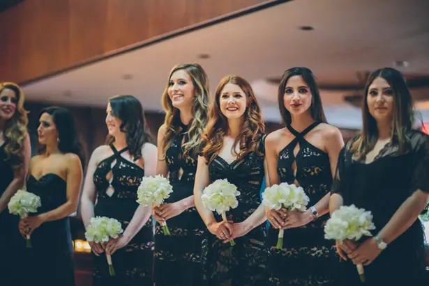 Black bridesmaid dresses - Kane and Social