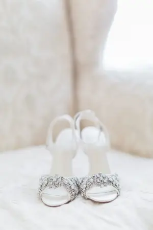 Silver bride heels - Blaine Siesser Photography