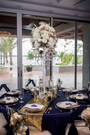 Tall wedding centerpiece - Stacy Anderson Photography