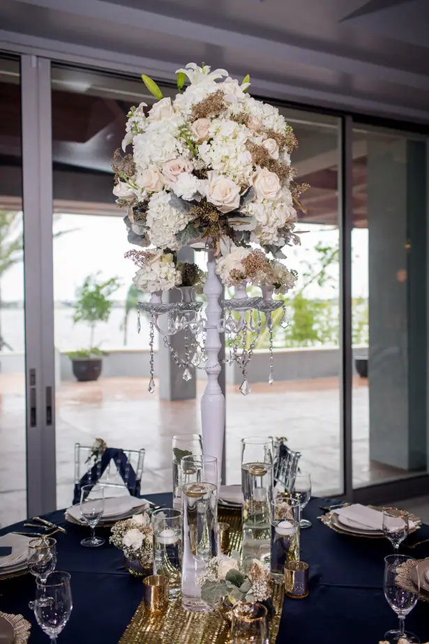 Tall wedding centerpiece -Stacy Anderson Photography