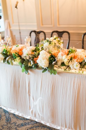 Wedding floral centerpiece - Blaine Siesser Photography
