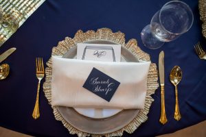 Wedding place setting - Stacy Anderson Photography