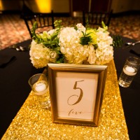 Wedding table number - Shawna Hinkel Photography