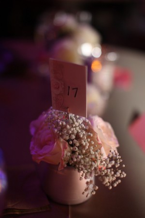 Wedding table number - Benfield Photography
