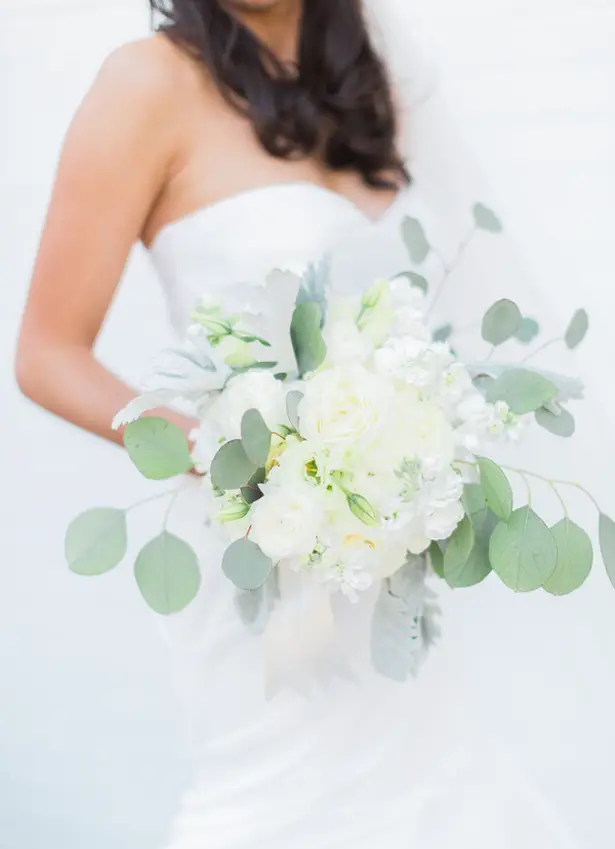 White wedding bouquet - Blaine Siesser Photography