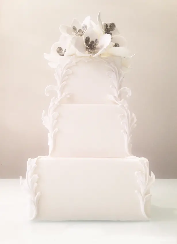Winter Wedding Cake - White Cakery Co.
