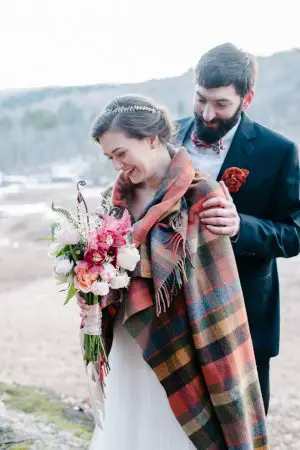 Romantic winter wedding photo - Luv Lens Photography