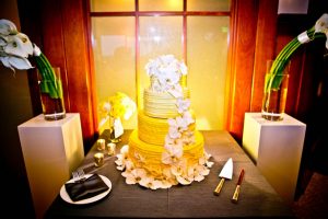 Wedding cake table - Brett Charles Rose Photo