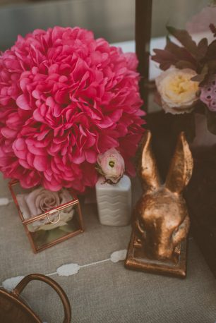 Pink Wedding Details - Cristina Navarro Photography