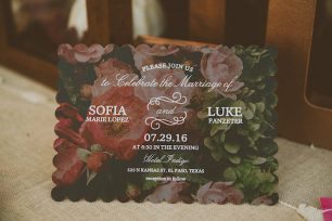 Shutterfly Wedding Invitation - Cristina Navarro Photography