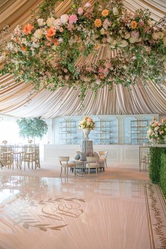 wedding tent decorations ceiling