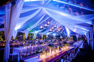 Wedding Tent Decorations -Photographer: Kane and Social