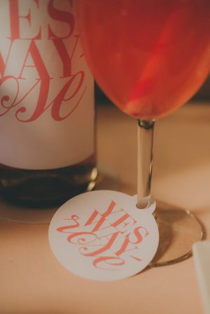 Rosé Wine Glass Tags- Cristina Navarro Photography