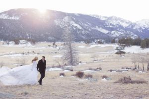 Winter wedding picture - Mathew Irving Photography